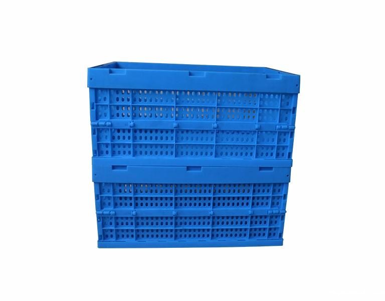 新利188600-280塑料内倒式折叠周转筐