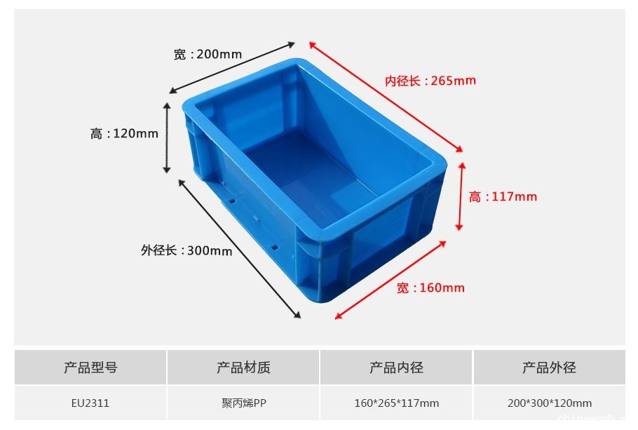 新利188EU2311塑料物流箱
