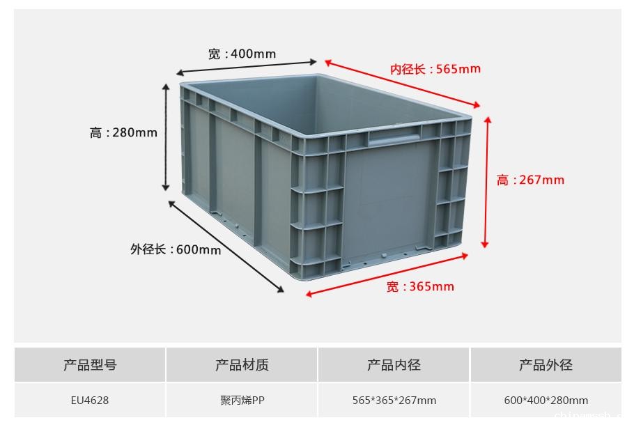 新利188EU4628塑料物流箱
