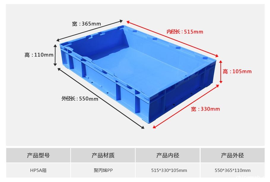 新利188HP5a塑料物流箱