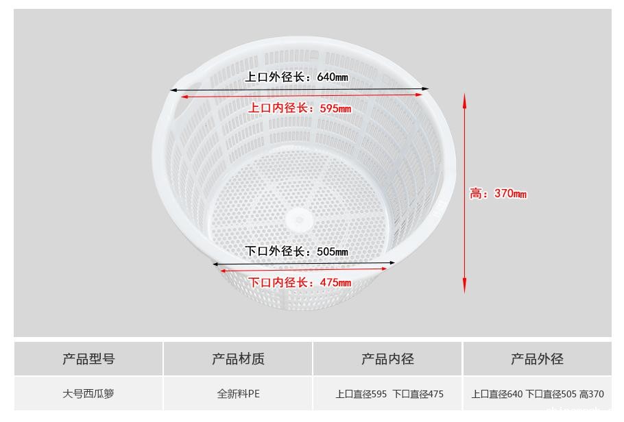 新利188大号塑料错位西瓜箩